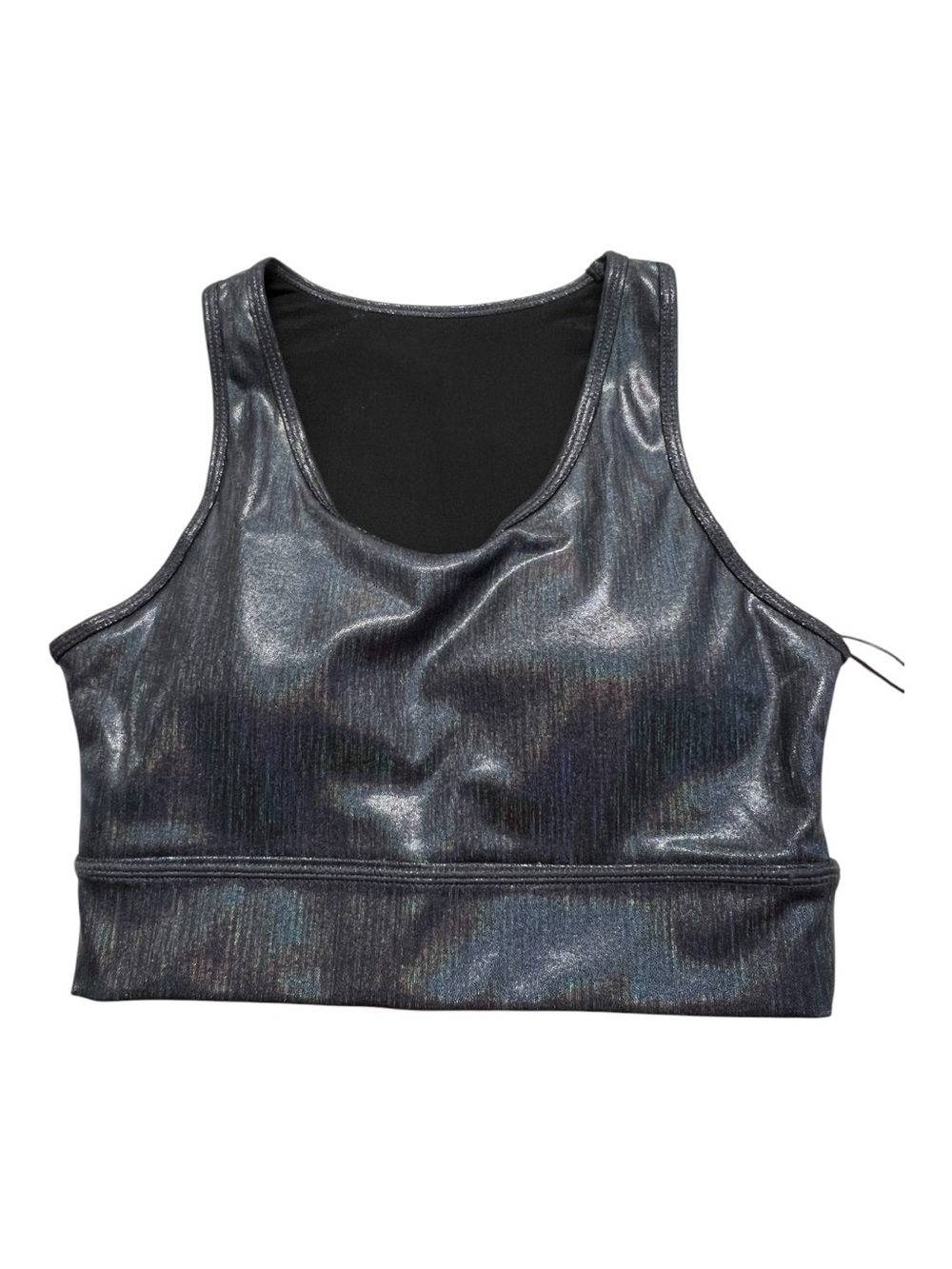 NWT Mono B Metallic Foil Print Sports Bra | Size S
